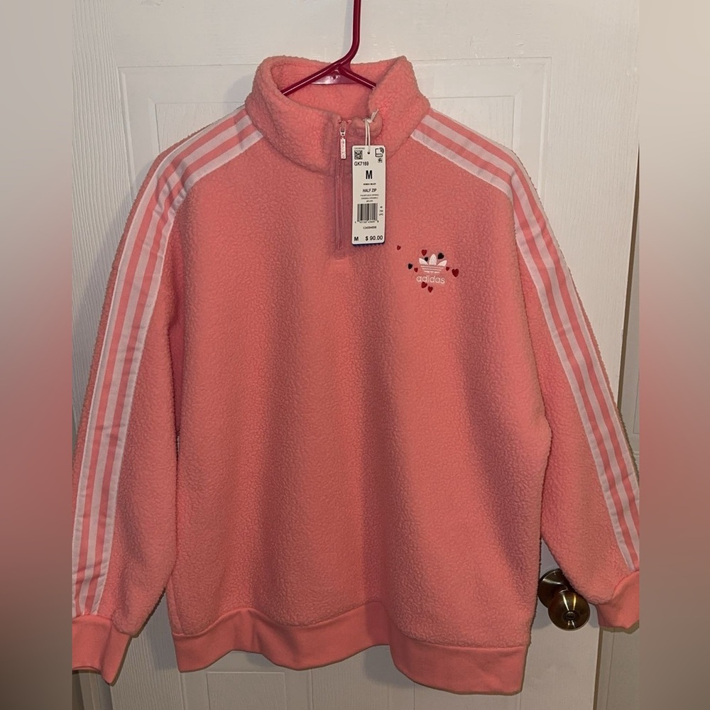 Women’s adidas polar fleece half zip
